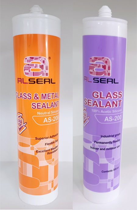 Keo silicon dán nhôm, kính, kim loại